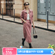 Olrain歐芮兒法式粉色牛仔外套女春裝新款復(fù)古甜美休閑外套 粉色 M
