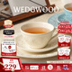 Wedgwood[11.11保價(jià)]歡愉假日咖啡杯碟陶瓷茶杯碟高顏值杯碟情侶杯 歡愉假日象牙白杯碟1個(gè)200ml