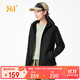 361°外套女秋季雨屏防潑水運動(dòng)休閑戶(hù)外加絨連帽夾克風(fēng)衣662544603-4