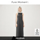 Pure:Moment:24年春夏新品商場同款深灰連衣裙4F3290331 深灰 M