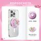 PopSockets【天生發(fā)光體】泡泡騷創(chuàng  )作者xxokate手機支架蘋(píng)果磁吸囊伸縮防摔指環(huán)扣MAGSAFE磁吸鉆石流沙圓啪嗒 Mean But Nice+光芒粉啪嗒盤(pán)