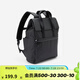 迪卡儂（DECATHLON）雙肩包電腦包女男大容量學(xué)生運(yùn)動(dòng)包通勤輕便書包背包 時(shí)尚黑-15L PU防潑款 均碼
