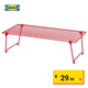 宜家（IKEA）GREJIG格雷伊格鞋架進(jìn)門(mén)口家用小鞋架落地鞋架現代 鮮紅色鞋架