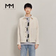 麥檬MM麥檬男裝長(cháng)袖寬松休閑百搭外套夾克9E2110311 米色 L