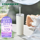 星巴克（Starbucks）星杯系列漸變不銹鋼吸管杯“薯條杯”保溫杯473ml男女士送禮 白色款不銹鋼吸管杯473ml