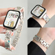 學(xué)長家適用華為watch fit4手表帶鏈創(chuàng)意金屬watchfit3智能運(yùn)動表鏈4pro腕表新款手環(huán)2高級感腕帶女款夏天 彩鉆小狗-星光色 適用：華為WATCH FIT4/4Pro表帶