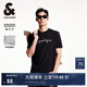 杰克·瓊斯（JACK&JONES）安心品質(zhì)25年男裝短袖t恤男士夏柔軟垂感絲滑莫代爾圓領高端半袖 E40黑色 常規(guī) XL