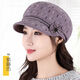冠師傅新款帽子女春夏韓版潮時(shí)裝帽貝雷帽春天時(shí)尚休閑百搭送媽媽畫(huà)家帽 -紫藤色 可調節(55-58cm)