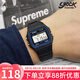 卡西歐（CASIO）手表男復古小方塊大贏家同款學生運動簡約防水手表 F-91W-1（主推）京倉京配