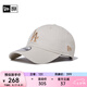 NEW ERA【七夕禮物】紐亦華潮流基礎(chǔ)MLB棒球帽男女情侶NY LA彎檐帽子920 14341189-象牙白 OSFM
