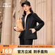 鴻星爾克夾克外套秋季女士防風(fēng)防潑水風(fēng)衣修身短款女子連帽夾克休閑外套