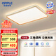 歐普照明（OPPLE）全光譜護(hù)眼吸頂燈客廳燈照明簡約品見系列-130W白金【包安裝】