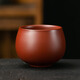 新寨窯紫砂龍蛋主人杯家用茶具泡茶杯仿古圓形耐高溫喝茶杯功夫茶具茶杯 單只裝 大紅袍紫砂杯 70ml 70mL以下