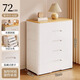 納份愛(ài)抽屜式收納柜床頭臥室客廳多層塑料加厚柜子儲物柜五斗柜置物柜 72面寬木制頂板【順豐包郵 整裝發(fā)貨】5層