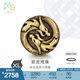 周生生 酷黑生肖龍黃金轉(zhuǎn)運(yùn)珠Charme XL足金串珠組合單顆 定價(jià) 雙龍戲珠94346C