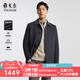 雅戈?duì)枺╕OUNGOR）男裝大衣單排扣外套修身版商務(wù)大衣羊毛羊絨混紡面料羽絨內(nèi)膽大衣 深灰 L 175/96A