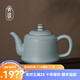 青澹汝窯茶具茶壺家用功夫景德鎮(zhèn)青瓷冰裂釉汝窯手工陶瓷中式悟靜壺