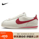 耐克NIKE女子休閑鞋板鞋阿甘鞋CORTEZ新年紅運動鞋F(xiàn)Z5167-133帆白38