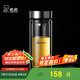 希諾雙層玻璃杯男家用商務(wù)辦公泡茶杯子過濾車載水杯XN-9302 345mL