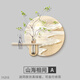 竹指水培綠植餐廳裝飾畫(huà)原木奶油風(fēng)法式立體客廳背景墻掛畫(huà)高級(jí)感壁畫(huà) 山海相間A 50*35CM 雙層立體砂巖畫(huà)不帶燈帶 雙層立體雕刻手繪砂巖畫(huà)+實(shí)物綠植+擺件