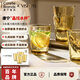 CORELLE康寧VISIONS高硼硅玻璃水杯家用加厚耐高溫咖啡泡茶牛奶果汁啤酒 晶炫系列水杯【四件套】