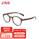 睛姿（JINS）近視鏡男女HOME居家休閑時(shí)尚舒適佩戴可加配防藍光鏡片UGF23A073 386棕色玳瑁