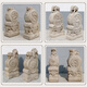 君閔石雕門(mén)墩抱鼓石一對(duì)漢白玉獅子看門(mén)護(hù)宅家用仿古青石擺件石墩石鼓 漢白玉仿古高60cm一對(duì)包郵