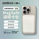 Smorss【MagSafe動(dòng)畫(huà)款】適用蘋(píng)果MagSafe磁吸卡包通用iPhone17-12系列手機卡套公交地鐵門(mén)禁卡包白色