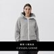 加拿大鵝（Canada Goose）Chilliwack 女士白標(biāo)羊毛抓絨外套飛行員夾克大鵝外套 7102W1 1342 花灰銀樺色 M