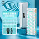 狼蛛（AULA）機械鍵盤(pán)F 87鍵無(wú)線(xiàn)/藍牙/有線(xiàn)三模鍵盤(pán) 側刻炫彩燈效電競游戲吃雞辦公臺式筆記本pro電腦鼠標鍵盤(pán) 白色三模鍵盤(pán)+無(wú)線(xiàn)鼠標 三模 青軸