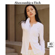 ABERCROMBIE & FITCH女裝經(jīng)典小麋鹿美式復古辣妹性感修身V領(lǐng)長袖T恤KI139-5270 白色 S (165/92A)