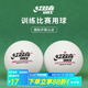 紅雙喜（DHS） 三星賽頂乒乓球新材料賽事專業(yè)比賽用3星乒乓球 紅雙喜一星乒乓球【10只裝】白色