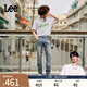 Lee【張凌赫代言】涼涼褲25夏新731舒適中腰錐淺藍(lán)色男輕薄牛仔褲 淺藍(lán)色 32