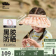 蕉下兒童防曬帽遮陽(yáng)帽太陽(yáng)帽子男女童空頂帽BM500貝殼帽狐貍樂(lè)園