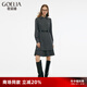 歌莉婭預(yù)售灰色高級(jí)感通勤套裝2025新款ootd穿搭小個(gè)子兩件套1E1LAB840 44B煙灰 S