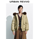 UR2025冬季新款女裝琥珀流光風(fēng)休閑毛領(lǐng)連帽羽絨服UYL150111 卡其 (偏寬松) M