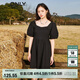 ONLY潮流方領(lǐng)泡泡袖A字短款牛仔連衣裙女|123142005 J19 黑牛仔BLACK DENIM S (160) 80A