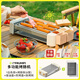 虹魅FRUMP烤腸機家用小型迷你多功能全自動(dòng)流動(dòng)燒烤爐戶(hù)外烤串機臺式熱狗香腸機烤肉盤(pán)宿舍家庭三合一白 6管【烤腸架+接油盤(pán)+烤盤(pán)+烤網(wǎng)】
