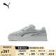 彪馬（PUMA）【面包鞋】馬卡龍復古厚底休閑板鞋新款女子SUEDE 401250 灰色-白色-01 37.5