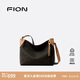 菲安妮（FION）2025新款老花托特包大容量女包通勤復(fù)古單肩斜挎包七夕情人節(jié)禮物