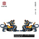 秦庭瀾境銅貔貅擺件一對高端家居玄關(guān)辦公室桌面工藝品公司開業(yè)送禮佳品 【琺瑯彩】旺財-大號 一對