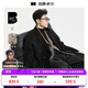 伯爵卓爾高端全羊毛雙面呢大衣100%男士2025秋冬季新款中長(cháng)款通勤男裝外套 月夜黑 【新批次-無(wú)內膽】 XL (180)