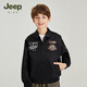 Jeep吉普男童裝兒童外套春秋季新款美式復古飛行夾克男童休閑運動(dòng)裝