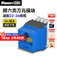 PANDUIT  泛達(dá)超六類NK模塊超6類萬(wàn)兆通用非屏蔽RJ45網(wǎng)線模塊86型單口雙口網(wǎng)絡(luò)面板 超六類萬(wàn)兆模塊-藍(lán)色