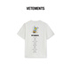 VETEMENTS奇幻塔羅 潮流高端輕奢純棉100%短袖t恤衫男女士高檔半袖65352012 乳白 L