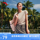 安踏超A短T丨辣妹正肩修身冰絲運動短袖女士夏季新款網(wǎng)球跑步上衣