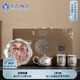 蘇氏陶瓷（SUSHI CERAMICS）敦煌鎏銀茶具套裝國家非遺傳承人陳德生作品一壺兩杯帶壺承禮盒裝