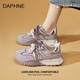DAPHNE達芙妮紫色德訓鞋女鞋2025新款夏季時(shí)尚百搭休閑鞋透氣運動(dòng)鞋
