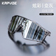 Kapvoe變色騎行眼鏡戶外運(yùn)動(dòng)登山徒步風(fēng)鏡防風(fēng)沙公路自行車男專業(yè)騎車男 9透明灰框+炫彩銀兩片裝(含變色)