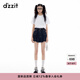 DZZIT地素牛仔褲2025夏季新款天絲原牛工裝摩登褲子女3J2R1151T 深藍(lán)色 S